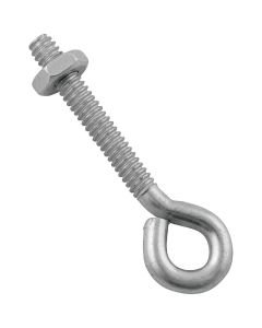 National 3/16 In. x 2 In. Zinc Eye Bolt with Hex Nut