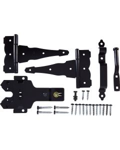 National Hardware Deluxe Latch Decorative T-Hinge Gate Kit