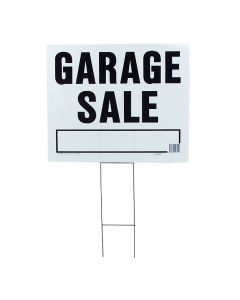 Hy-Ko Corrugated Plastic Sign, Garage Sale