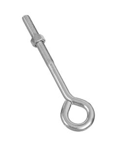 National 1/2 In. x 8 In. Zinc Eye Bolt with Hex Nut