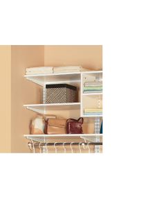 Organized Living FreedomRail 3 Ft. W. x 14 In. D Melamine Closet Shelf, White