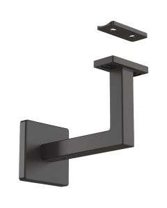 National Hardware 3-5/16 In. Matte Black Reed Handrail Bracket