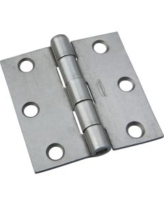 National 2-1/2 In. Square Plain Steel Broad Door Hinge