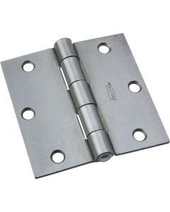 National 3-1/2 In. Square Steel Broad Door Hinge