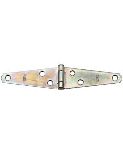 National 3 In. Zinc Light Strap Hinge