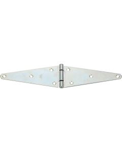 National 3-1/8 In. x 8 In. Zinc Heavy-Duty Strap Hinge