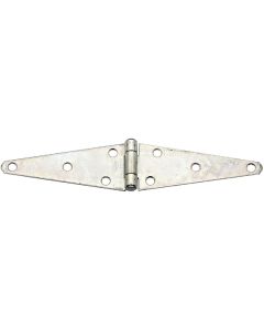 National 2.43 In. x 6 In. Zinc Heavy-Duty Strap Hinge (2-Pack)