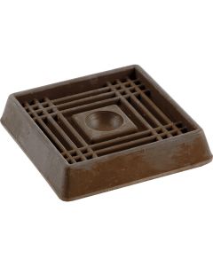 Do it 2 In. Inner Dimension Square Rubber Furniture Cup (4 Count)