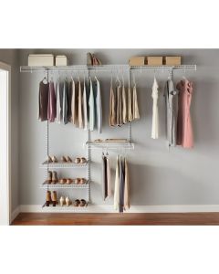 Rubbermaid FastTrack 5 Ft. to 7 Ft. Closet Organization Kit