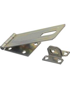 National 6 In. Zinc Non-Swivel Safety Hasp