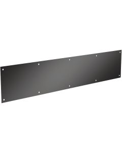 National Hardware 6 In. x 30 In. Matte Black Kickplate