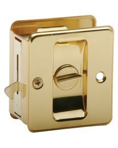 Pocket Door Latch / Pull Brass