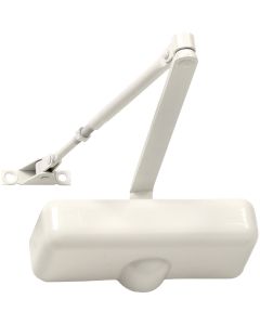 Tell Ivory Interior Residential Door Closer