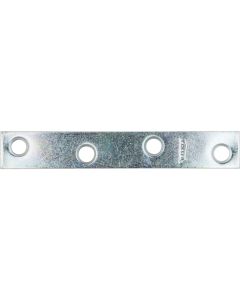 National Catalog 118 4 In. x 5/8 In. Zinc Steel Mending Brace