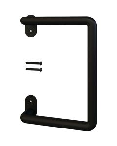 National V1002 8 In. Matte Black Troy Interior Barn Door Pull