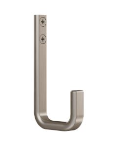 National Hardware 4 In. Satin Nickel Reed Modern Hook