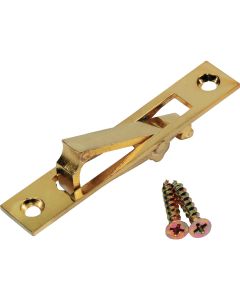 Johnson Hardware 2.94 In. L. Rectangular Bright Brass Edge Pocket Door Pull