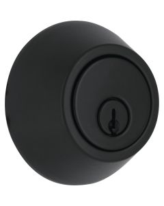 Steel Pro Matte Black Single Cylinder Deadbolt