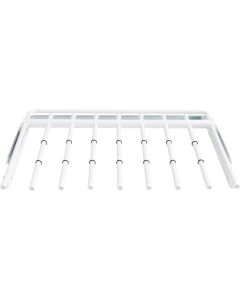 Rubbermaid Configurations White Sliding Pants Rack