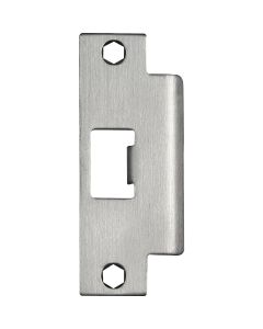 Tell Satin Stainless Steel 1-1/4 In. ASA Strike Plate