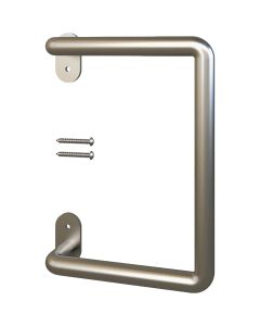 National V1002 8 In. Satin Nickel Troy Interior Barn Door Pull