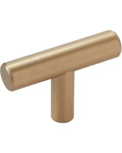 Amerock Bar Pulls 1-15/16 In. Golden Champagne Cabinet Knob