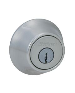 Kwikset Satin Nickel Single Cylinder Deadbolt