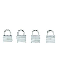 4pk 1-1/2"Warded Padlock