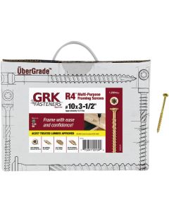 GRK R4 #10 x 3-1/2 In. Star Drive Multi-Purpose Wood Screws (1200 Ct.)