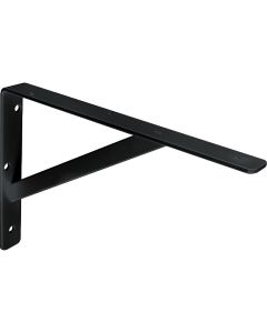 Knape & Vogt 208 Series 12 In. Black Super Duty L-Bracket