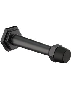 National Hardware 3 In. Matte Black Powell Door Stop