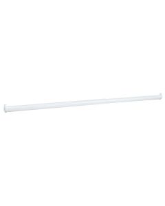 John Sterling Closet-Pro 30 In. to 48 In. x 1-1/4 In. Extra Heavy-Duty Adjustable Closet Rod, White