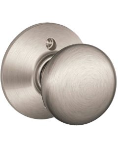 Schlage Plymouth Knob Satin Nickel Non-Turning Lock