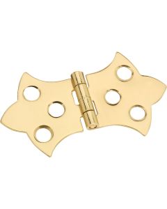 1-1/2" Decorative Hinge Brass