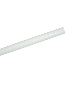 8' White Closet Rod