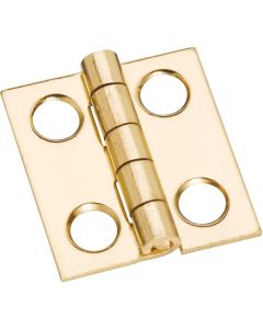 National 3/4 In. x 11/16 In. Medium Clear Coat Decorative Hinge