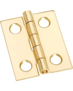 National 1 In. x 13/16 In. Medium Clear Coat Decorative Hinge