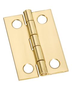 National 1-1/2 In. x 1 In. Medium Clear Coat Decorative Hinge