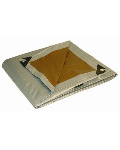 Foremost Tarp 16x20 Silver/Brn