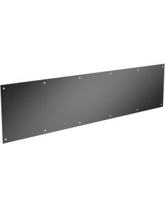 National Hardware 8 In. x 34 In. Matte Black Kickplate