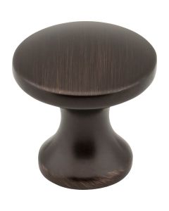 Elements Geneva 1 In. Diameter Brushed Oil Rubbed Bronze Mushroom Knob