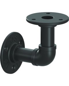 Knape & Vogt Birmingham 4 In. Black Elbow Pipe Shelf Bracket