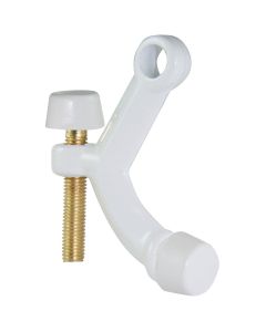 Ultra Hardware 3 In. White Hinge Pin Door Stop