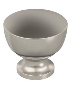 Amerock Chalice 1.25 In. Dia. Round Satin Nickel Knob