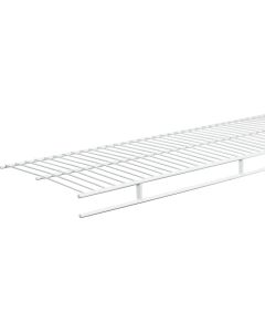 ClosetMaid 12 Ft. W. x 12 In. D. Ventilated Shelf & Rod Closet Shelf, White