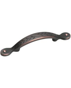 Amerock Nature's Spendor Oil Rubbed Bronze 3 In. Leaf Cabinet Pull