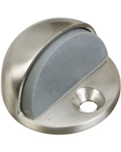 National Satin Nickel Floor Door Stop