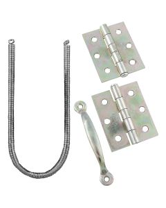 National Zinc 2-Hinge Screen Door Kit