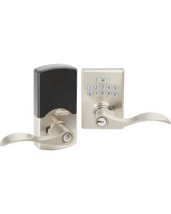 Steel Pro Electronic Leverset, Brushed Nickel