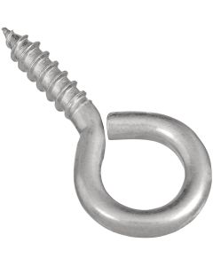 National #4 Zinc Large Screw Eye (3 Ct.)